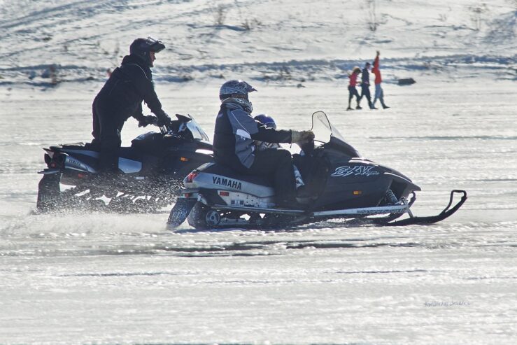 Full Day Guided Snowmobile Powder Tour