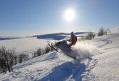 Full Day Guided Snowmobile Powder Tour