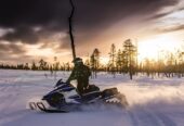 Full Day Guided Snowmobile Powder Tour